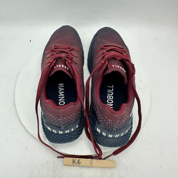 Nobull Gradient Ripstop Runner Men Size 12M Dark Blue Red Knit Training Shoes - Picture 9 of 11